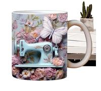 Tasse à café Couture Quilting Tasse Machine à Coudre Mug Couture Peint Mug Céramique Mug Couture Tasse Funny Cadeaux pour Noël Anniversaire Quilting Enthusiasiasts