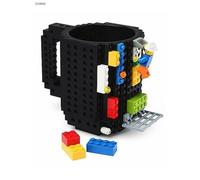Tasse à café créative - Blocs de construction - Plastique - 350ml - Noir