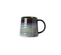 Tasse à café créative rétro Mark 450 ml en céramique pour la maison simple petit déjeuner tasse-encre vert foncé b