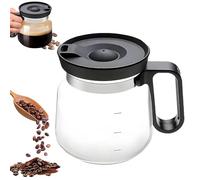 Tasse à café de 16 oz, tasse résistante à la chaleur pour le thé, carafe amusante à fond plat avec poignée, tasses à boissons uniques pour la voiture, la maison, le bureau, les activités en plein air.