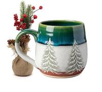 Tasse à café de Noël, verres à lait, tasse en résine en forme d'arbre de Noël | pour femmes, hommes, amis, maman, dames, cuisine, vacances, fête, bar de ferme