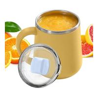 Tasse à café de voyage - 7 __PLACEHOLDER_BRAND_0__ LED 3D, tasse à café isolée avec couvercle et poignée | pour boissons chaudes et froides eau thé lait jus pour la maison bureau école dortoir