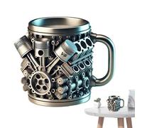 Tasse à café de voyage - Bouteille en acier inoxydable, gobelet sous vide anti-fuite avec isolation thermique à double paroi | Bouteille d'eau portable pour camping, randonnée, gym, voiture, extérieur