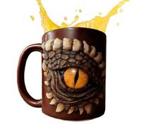 Tasse à café de voyage - Tasse à œil de dragon en résine - boisson chaude froide style gothique originale de 250 ml pour homme, maison, cuisine, bar, décoration