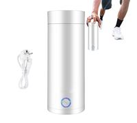 Tasse à café de voyage Tasse chauffante en acier inoxydable | Bouilloire de voyage 3 en 1 de 400 ml pour les voyages, le camping, la vie quotidienne, les sorties Bseid