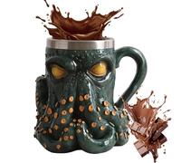 Tasse À Café, Design Artistique, 13x7,5x12 Cm, Tasse De Poulpe, À Café Cthulhu, Améliore L'esthétique De L'espace, Pour Le Chaud Et Le Froid Pour Le Lait, L'eau Glacée, Le Jus, Le Latte, Le Thé,