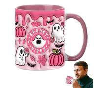 Tasse à café d'Halloween | Ensemble de tasses d'Halloween | Tasse d'Halloween en céramique | Tasses sur le thème d'Halloween, tasses de film d'horreur, tasse d'Halloween, tasse Gory Halloween, grandes
