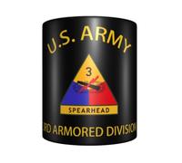 Tasse À Café Drapeau Américain d'un Vétéran De La 3E Division Blindée Américaine Mugs Durable Mug À Café Qualité Mug pour Souvenir Cadeau d'anniversaire 330Ml