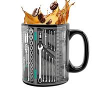 Tasse À Café Du Matin - Kit D'outils De Mécanicien En Céramique De 350 Ml, Tasse Légère | Tase À Café Machiniste À Corps Fort, Cadeau Pour Bureau, Salon, Chambre À Coucher, Salle À Manger, Ve