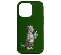 Tasse à café écossaise avec Motif Chien de cerf écossais Coque pour iPhone 13 Pro