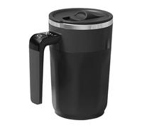 Tasse à café électrique rechargeable - Gobelet auto-mélangeur de 400 ml avec écran LCD, anti-goutte, fonction de mélange automatique pour boissons froides et chaudes | Matériau résistant, idéal pour