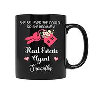 Tasse À Café Elle Croyait Qu'Elle Pouvait Tasse en Céramique Design Tasses en Porcelaine Drôle Café Tasses pour Cadeauxs Idée Cadeaus Papa Cadeaux 330 ML