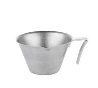 Tasse à café en acier inoxydable, 3 pièces, tasse d'extraction d'expresso avec bec de guidage, d'once pratique, accessoires cuisine Pour Le Afé(Grey-100ml)