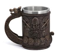 Tasse À Café En Acier Inoxydable 3d, Style Viking, Européen Et Américain, Avec Robinet, Style Pirate, Tridimensionnel