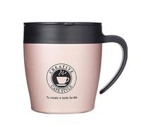 Tasse à café en acier inoxydable - Gobelet isotherme avec couvercle | Tasse de voyage sous vide à double paroi avec poignée | Tasse à café isotherme pour voyage et bureau | Tasse pour garder les