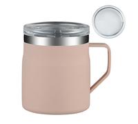 Tasse À Café En Acier Inoxydable, Gobelet Portable 45 cl - Petit Gobelet De Voyage - Pour Bureau Étudiants Conducteurs Salle De Sport Transport Quotidien Camping Randonnée Pique-Nique Plage Sport