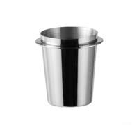 Tasse à café en acier inoxydable pour expresso Solution de dosage pratique pour l'infusion du café (argenté, 58 mm)