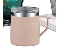Tasse À Café En Acier Inoxydable | Récipient Isotherme 450ml | Petit Gobelet De Voyage | Pour Bureau Étudiants Conducteurs Salle De Sport Trajets Quotidiens Randonnée Pique-Nique Plage Sports