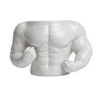 Tasse à café en céramique avec anse - Tasse 3D en forme de corps humain, Tasse à expresso artistique et créative, Tasse à thé et café décorative unique, Idéale en cadeau et au quotidien (D, Blanc)