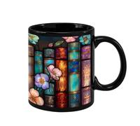 Tasse À Café En Céramique Avec Bibliothèque - Tasse À Thé Design Pour Amoureux Des Livres, Créative, Littéraire, , Accessoire De Bureau De Lecture, Idée Cadeau | Cadeau D'anniversaire De Bibliot