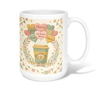 Tasse à café en céramique avec boules à flotter - Tasse à chocolat chaud avec poignée - Idéale pour les amis, la famille, les personnes âgées, les collègues, les personnes âgées, les collègues de