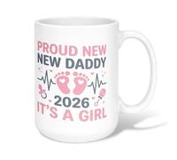Tasse à café en céramique avec motif empreintes de pas, tasse à boire avec poignée, idéale pour les amis, la famille, les collègues, les enseignants, les couples, les employés - 425,2 g