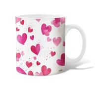 Tasse à café en céramique en forme de cœur, romantique et ludique, éclaboussures de paillettes, tasse à thé avec poignée, cadeau pour amis, famille, amoureux, personnes âgées, collègues de travail