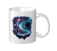 Tasse à café en céramique Fantasy Cosmic 11 oz, compatible avec le micro-ondes et le lave-vaisselle, décoration de bureau, d'étude, design unique et magnifique, idéale comme cadeau pour vous-même ou p