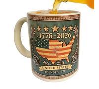 Tasse à café en céramique - Heat Retention 2D Flat Art, 250th Ceramic Coffee Mug For Chocolate Tea Milk Water Juice Home Gathering Event Dorm Hotel Apartment Father Dad