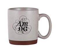 Tasse à café en céramique pour homme ou femme - AMGD For the Greater Glory to God - Passe au micro-ondes et au lave-vaisselle - 417 ml