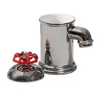 Tasse à café en céramique - Tasse de 350 ml en forme de robinet - Pour un usage au bureau - Convient pour café, thé, lait, expresso, maison, bureau, salon, chambre à coucher et