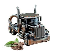 Tasse à café en forme de camion fabriquée à la main, tasse à thé créative semi-camion, cadeau d'anniversaire pour homme, papa, petit ami