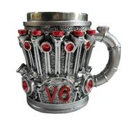 Tasse à café en forme de moteur - 350 ml - Tasse à café à piston de voiture - Récipient à boisson créatif cool | Papa, , petit ami, homme, amateur de voiture, mécanicien, grand-père, cadeau