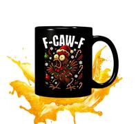 Tasse à café en forme de poulet - Tasse à café en céramique de style ferme, motif coq | Tasse fantaisie pour boisson, lait, bière, jus, thé, cappuccino, anniversaire, Pâques, Saint-Valentin, ferme