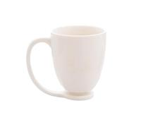 Tasse à café en lévitation, tasse à café flottante, tasse simple en céramique blanche, tasse à poignée amusante, tasse fantaisie créative, cadeau unique pour la maison et le bureau, verres amusants