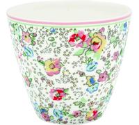 Tasse à café en porcelaine Vivianne White