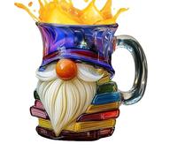 Tasse à café - En résine, 6.69x5.51x5.51in Gnome Book Artistic Mug Design 3D Painted | Decorative Beverage Cup For Drinking Experience, Novelty Coffee Mug For Home, Office, Tea Time