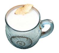 Tasse à café en verre ondulé | Verres soufflés à la main - Tasse à thé Beach Lover | Pour café chaud jus lait boissons salon bureau Restaurant cuisine hôtel enseignants étudiants collectionneurs artis