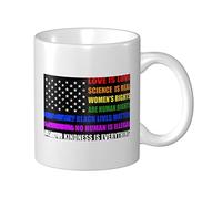 Tasse à café épaisse Science is Real Black Lives Matter BLM Love Rainbow Mugs pour femmes cadeaux pour papas