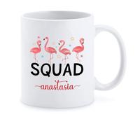 Tasse À Café Escouade Flamingo Tasse À Thé Personnalisé Mug À Café Odeurs Mugs pour Cadeau d'anniversaire Souvenir Meilleures Amies 330Ml