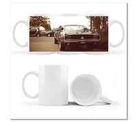 Tasse à café et thé avec photo vintage Ford Mustang