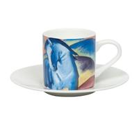 Tasse à café expresso et soucoupe Könitz, Franz Marc (Cheval Bleu I)