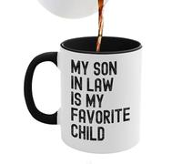 Tasse à café fantaisie pour beau-fils de 350 ml - Tasse à café fantaisie pour homme | pour garçons et filles amateurs de thé au lait, anniversaires, vacances, fête des mères, fête des pères