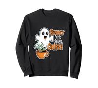 Tasse à café fantôme effrayante mais première Sweatshirt