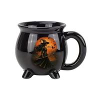 Tasse à café festives sur le thème des pots de sorcière, tasse à café en résine en forme de chaudron pour chocolat chaud, soupes, décoration d'Halloween, tasse de cuisine sur le thème de la sorcière