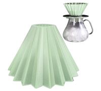 Tasse à café filtre - Compte-gouttes de 4,724 pouces | Machine à café en résine AS - Design à 20 rainures Petit filtre léger pour 1 à 2 personnes Home Office Thé Café