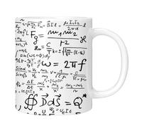 Tasse à café Formule - Tasse sur le thème des mathématiques, E = mc2, tasse en céramique inspirante, cadeau sarcastique drôle, vaisselle de bureau, adaptée à la geek, éducative
