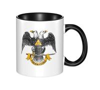 Tasse À Café Franc-Maçonnerie Et Rite Écossais Mug Personnalisé Tasse À Thé Anti Taches pour Souvenir Cadeaux Réconfortants 330Ml