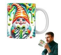 Tasse à café Gnome,tasses à café sur le thème des Gnomes | Gnomes colorés avec boîtes Tasse Gnome 3D en céramique, de jardin de grande capacité de 350ML, pour maman, meilleure amie, collègue
