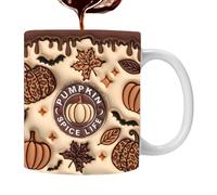 Tasse à café Halloween - 12 oz de fantômes et de en céramique | Mug nouveauté fantomatique pour boissons chaudes, cacao, thé et café | Cadeau d'Halloween pour maman, papa, amis, bureau ou